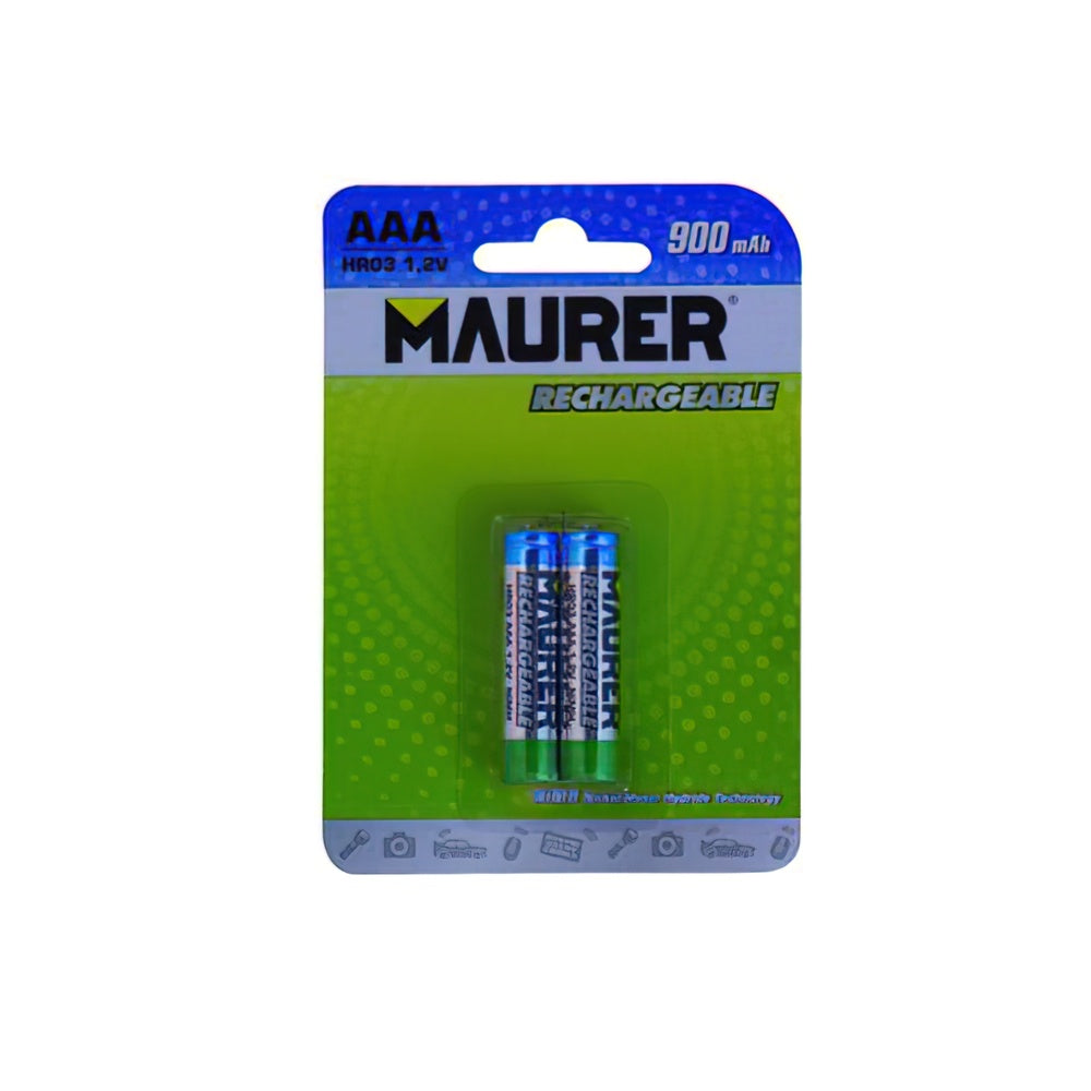 Pila maurer recargable hr-3 / aaa (blíster 2 piezas)