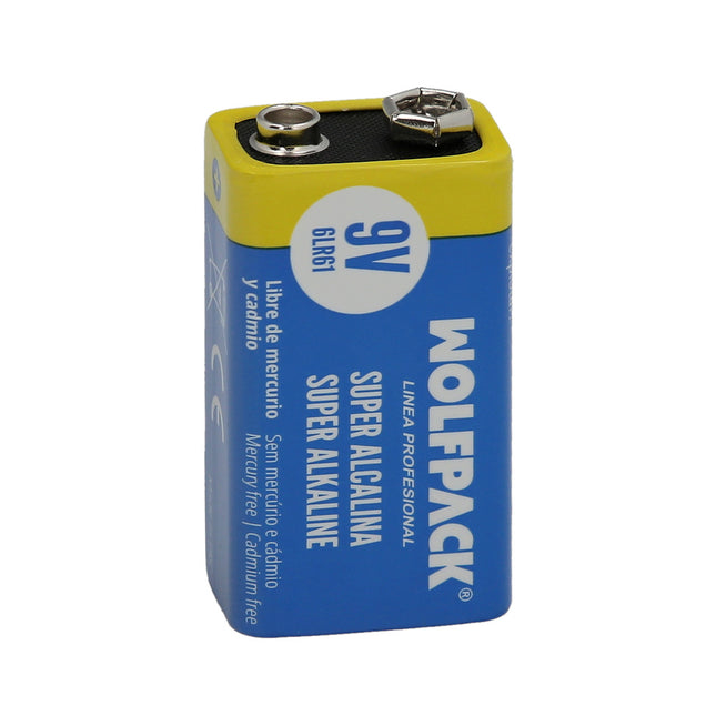Pila alcalina 6LR61 (blister 1 pieza)