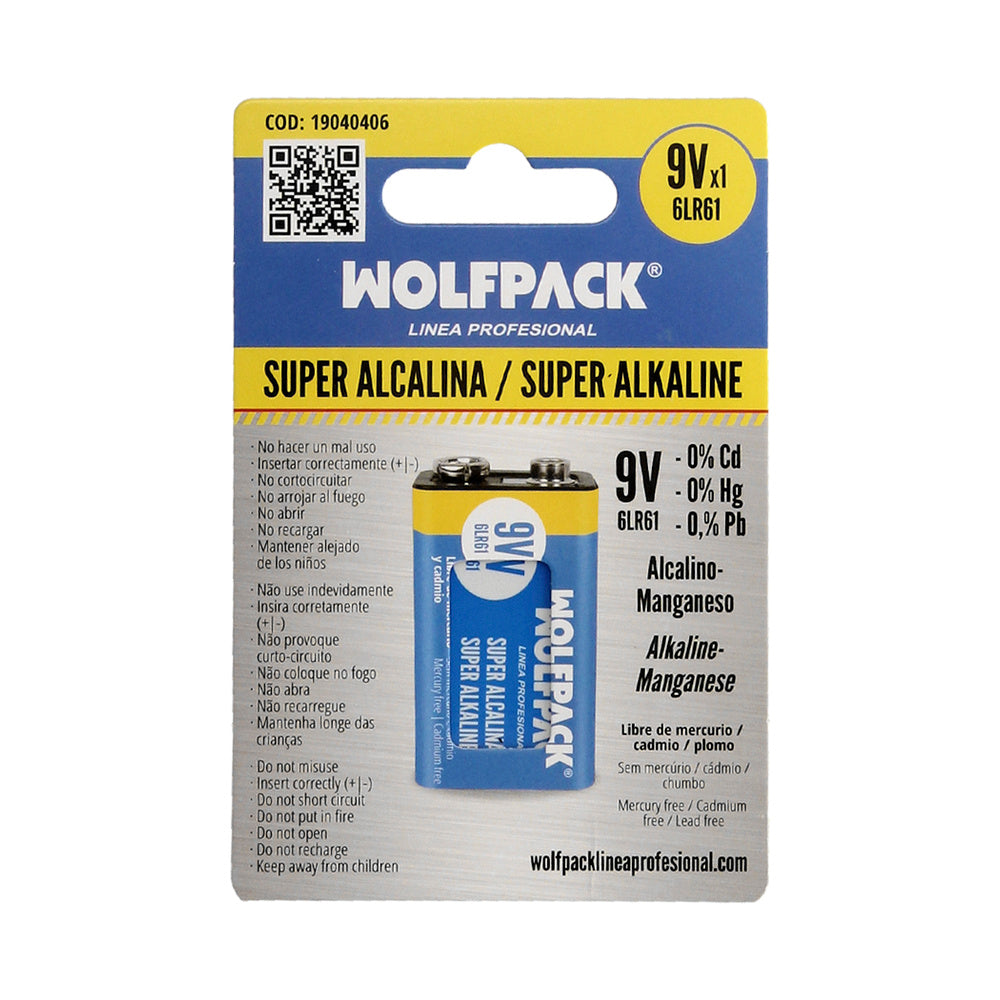 Pila alcalina 6lr61 (blíster 1 pieza)