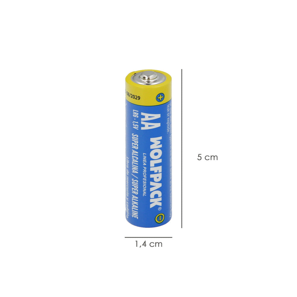 Pila alcalina aa lr-6  blíster 4 piezas