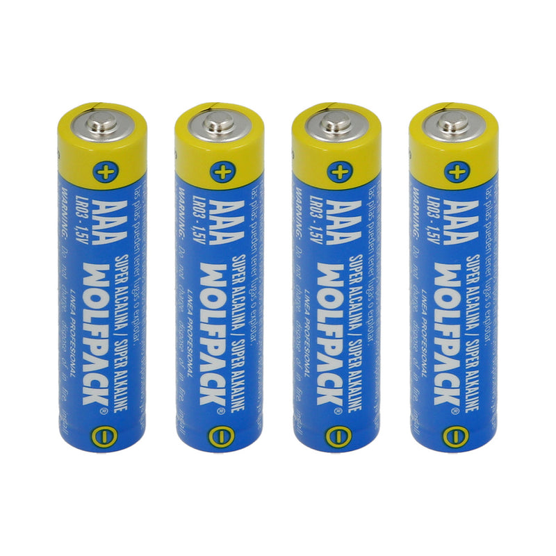 Pila alcalina AAA LR-3  blister 4 piezas