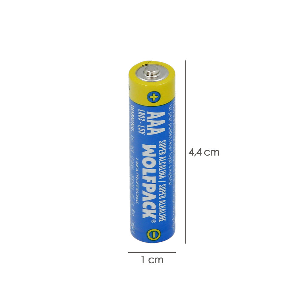 Pila alcalina aaa lr-3  blíster 4 piezas