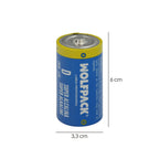 Wolfpack alkaline battery d - lr20 (blister 2 pieces)