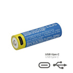"AA" 1.5V USB-C Rechargeable Lithium Battery (4 Units)