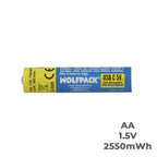 Rechargeable lithium "AAA" 1.5V USB-C battery (4 units)