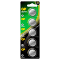 GP CR24 lithium button cell, 3 volts (blister pack of 5)