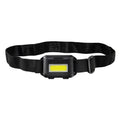 Linterna led frontal cabeza ajustable 120 lúmenes, 3 modos, cinta ajustable, 3 baterías aaa incluidas