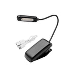 LED table/reading lamp, rechargeable battery (1,000 mAh), 30 lumens, with clip, 3 light tones and 3 brightness levels