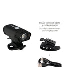 Luz led frontal para bicicleta / patinete 400 lúmenes (5 modos) batería recargable USB