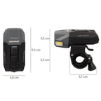 Luz led frontal para bicicleta / patinete 800 lúmenes (7 modos) batería recargable USB