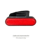 Luz led trasera para bicicleta / patinete 100 lúmenes (4 modos) batería recargable USB