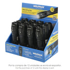 Aluminum handheld LED flashlight (3 AAA batteries) 300 lumens 5 watt. With zoom