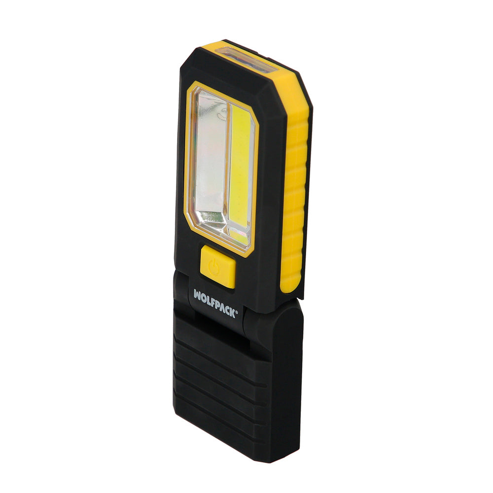 Professional Multifunction Compact Folding LED Lantern Battery Operated (3 AAA) 210 Lumens 2 Lighting Modes with Magnet and Hook