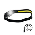 Adjustable Head LED Headlamp 350 Lumens 4 Modes, Adjustable Strap, Rechargeable Battery with Motion Sensor