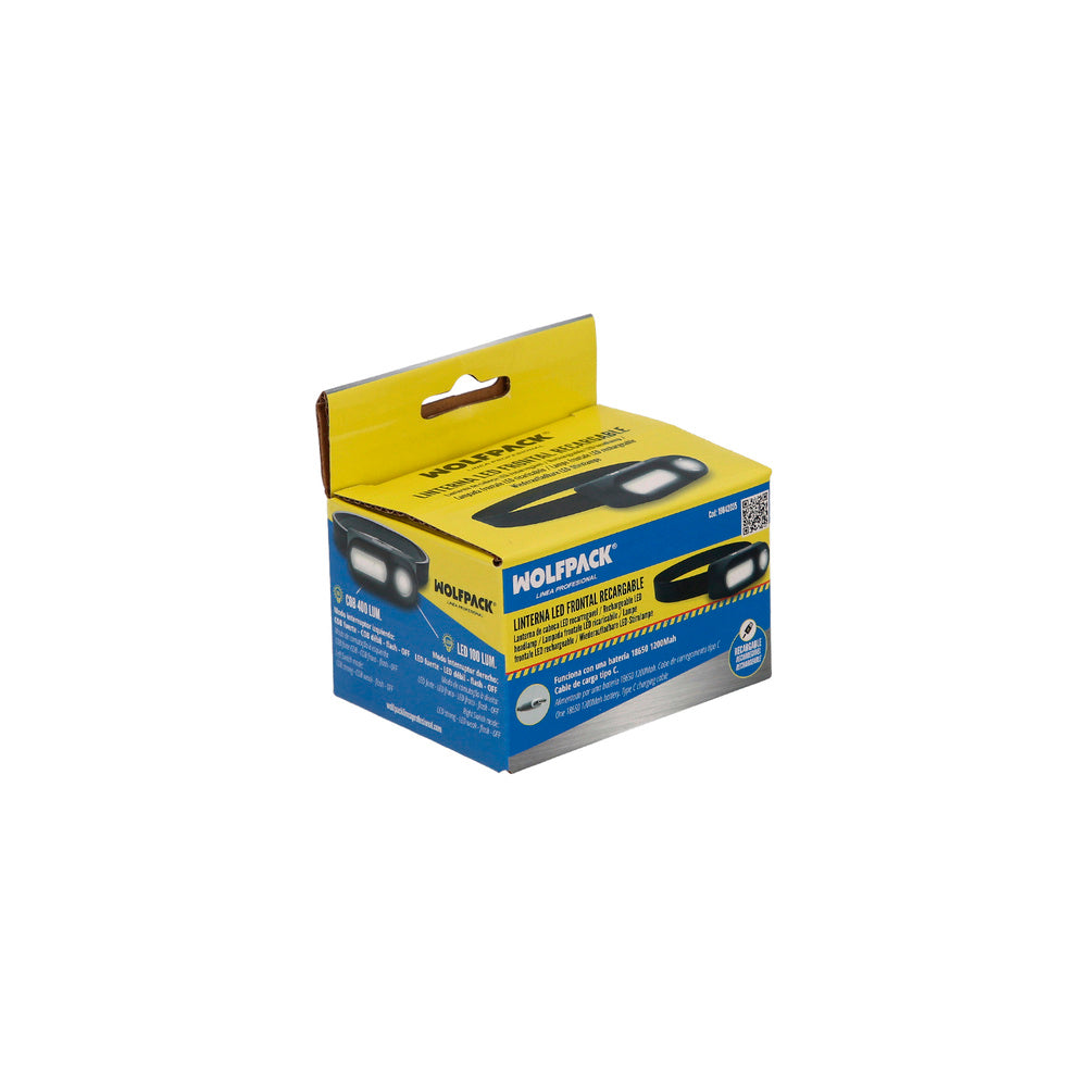 Lanterna LED frontal, cabeça ajustável, 350 lúmens, 4 modos, fita ajustável, 3 modos de luz. Forte, média e flash. 1200 mAh.