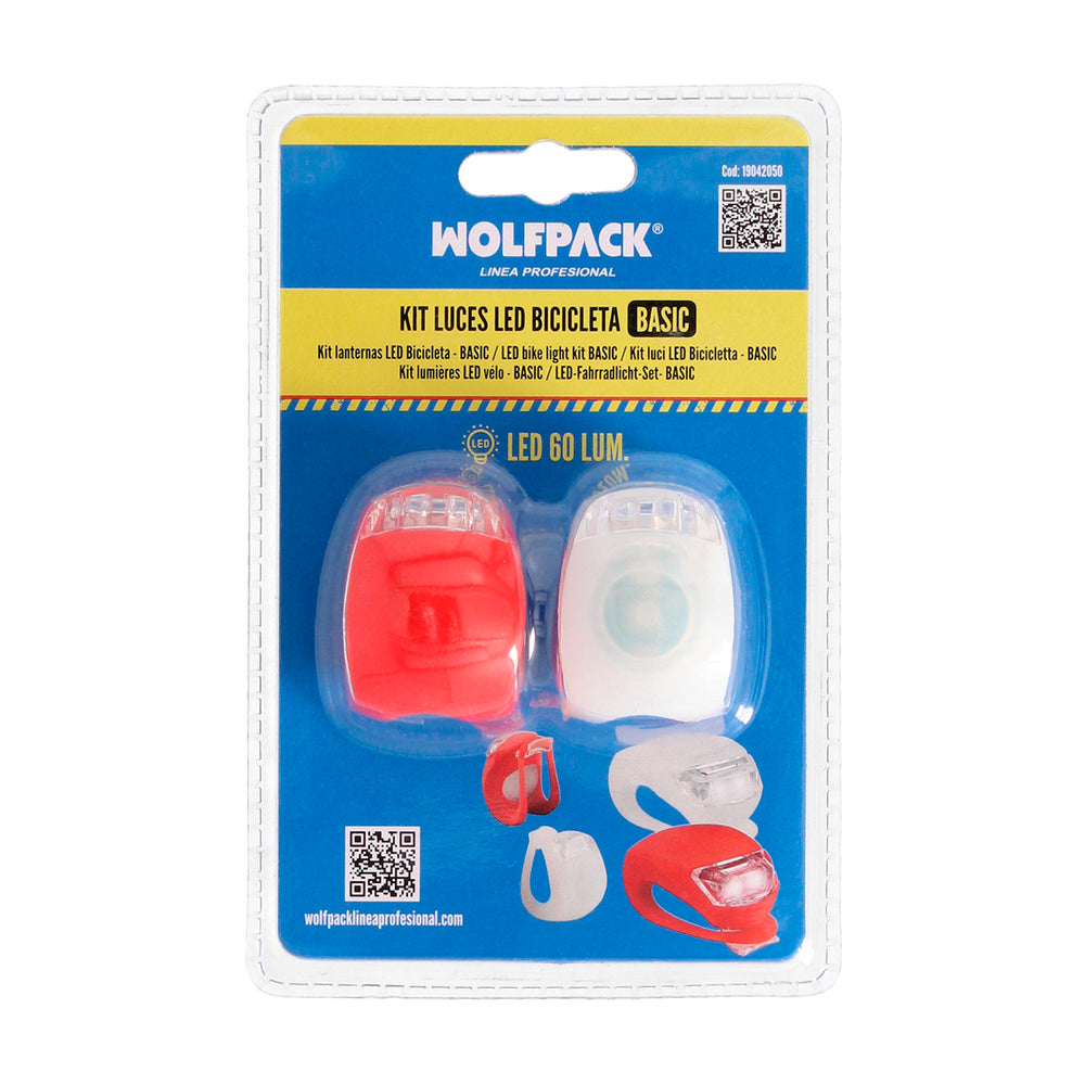 Kit de luz LED para bicicleta 2 luzes básicas. LEDs para bicicleta, luz para trotinete, luz de presença, luzes para bicicleta, LEDs para bicicleta