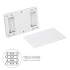 Battery-operated (4 AAA) LED wall/closet light / lantern, 250 lumens (sticker, magnet, or screw fixing)