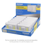 Battery-operated (4 AAA) LED wall/closet light / lantern, 250 lumens (sticker, magnet, or screw fixing)