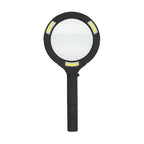 LED Magnifying Glass 2.5x Magnification. Handheld magnifier, ø11cm magnifying glass for reading, reading magnifier, magnifying glass with light