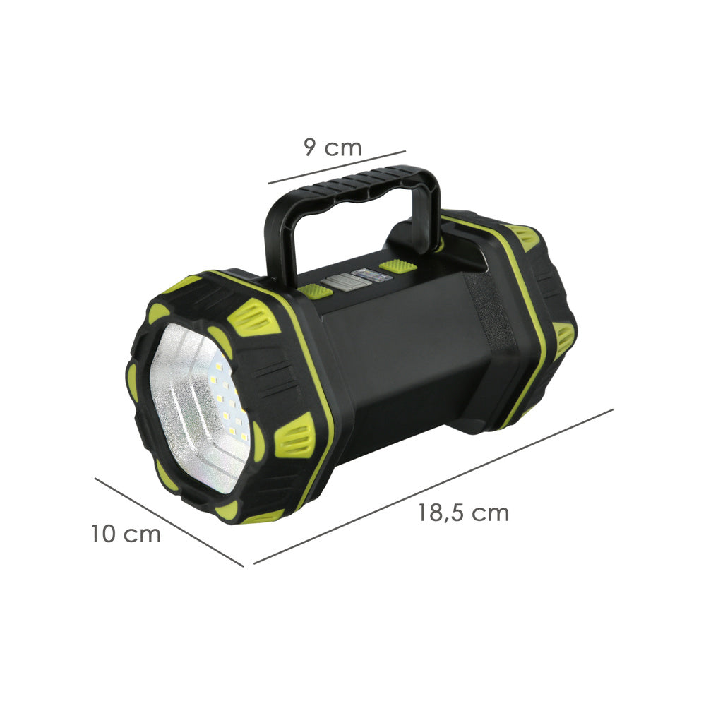 Rechargeable 3-in-1 400-lumen multipurpose LED flashlight