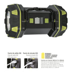 Rechargeable 3-in-1 400-lumen multipurpose LED flashlight