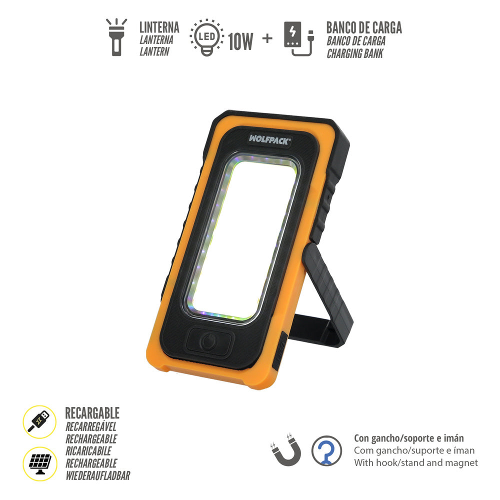 Rechargeable solar LED lantern 10 watt 750 lumens