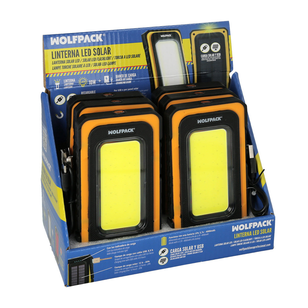 Rechargeable solar LED lantern 10 watt 750 lumens