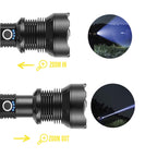 Rechargeable 1500 lumen aluminum LED flashlight