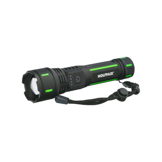 Linterna LED aluminio portatil recargable 800 lumenes