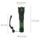 800 Lumen Rechargeable Portable Aluminum LED Flashlight