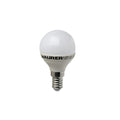 Lâmpada LED esférica E14. 4 W. - 25 W. 300 lúmenes. Luz quente. (3000°K).