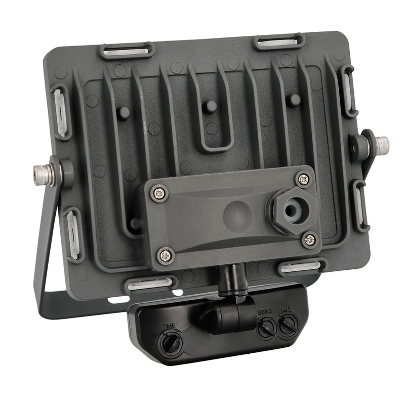 Foco LED plano 30 watt. luz blanca 4000º k  IP 65 2400 lumenes con sensor de presencia