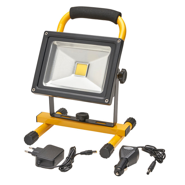 Foco LED 30 watt. luz blanca 4000º k IP 65 900 lumenes con asa de transporte, proyector LED con asa, foco LED trabajo