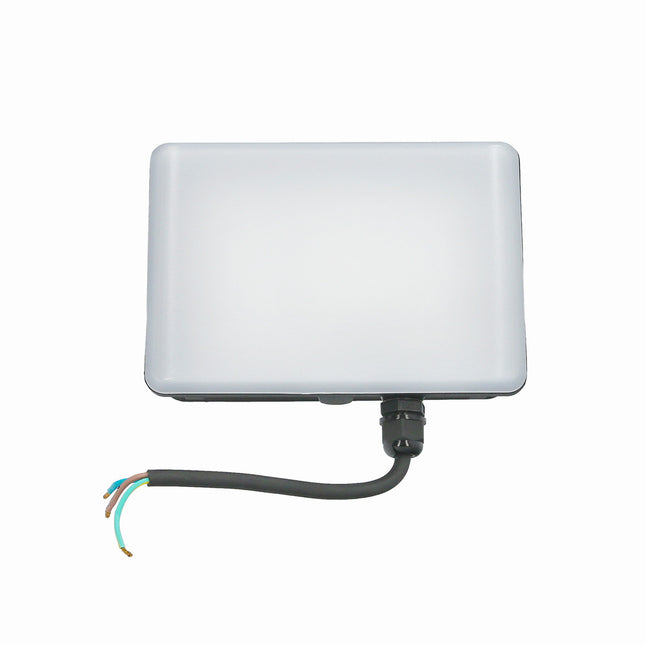 Foco LED plano  30 watt. 2700 lumens. luz blanca 4000ºk protección IP65. cuerpo aluminio