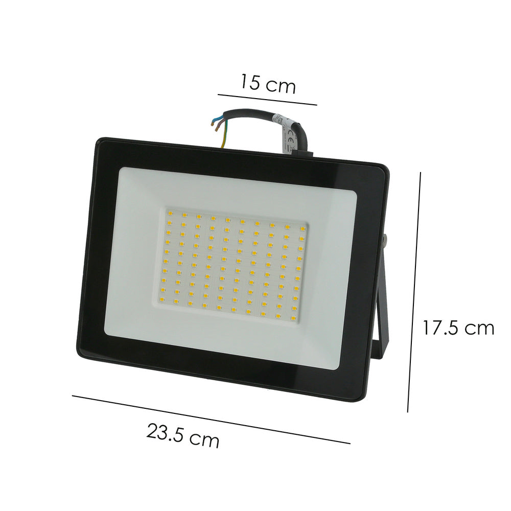 Foco led plano  70 watt. 7700 lumens. Luz blanca 4000ºk protección ip65.