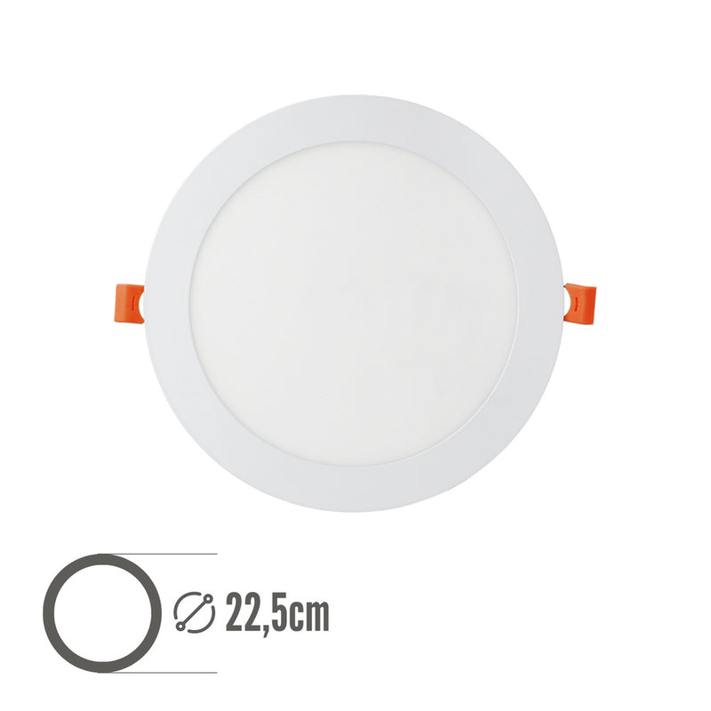 Downlight LED empotrar 20 watt 1800 lumenes 6000K