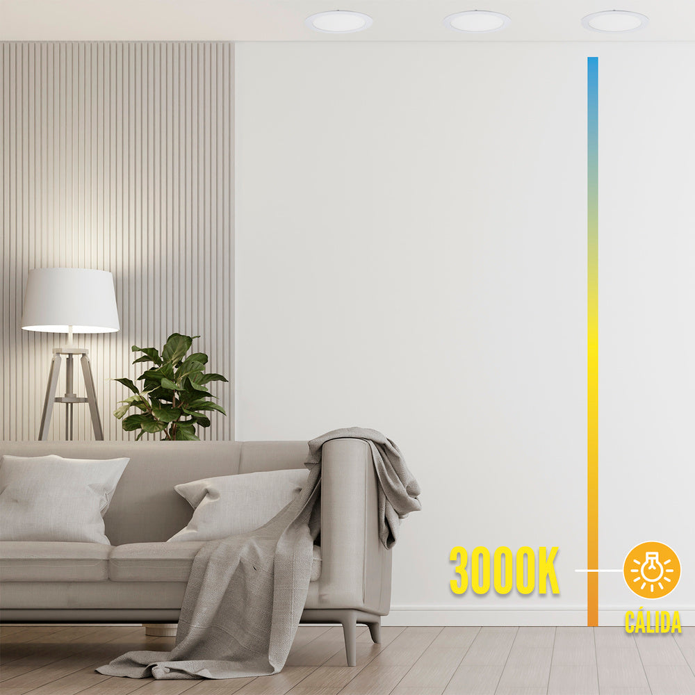 20-watt 1800-lumen 6000K recessed LED downlight