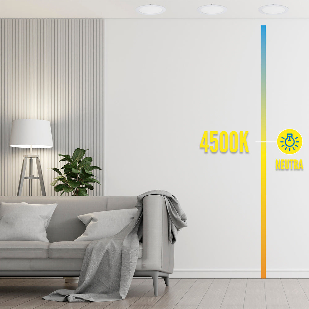 Recessed LED downlight 20 watt 1800 lumens 4500k