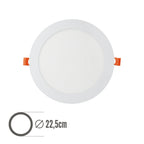 20-watt 1800-lumen 3000K LED recessed downlight