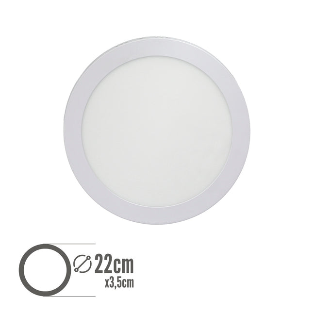 Downlight superficie LED 20 watt 1800 lumenes 4500K