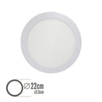 Surface LED downlight 20 watt 1800 lumens 4500K