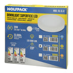Surface LED downlight 20 watt 1800 lumens 4500K