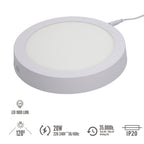 Surface-mounted LED downlight 20 watt 1800 lumens 3000k