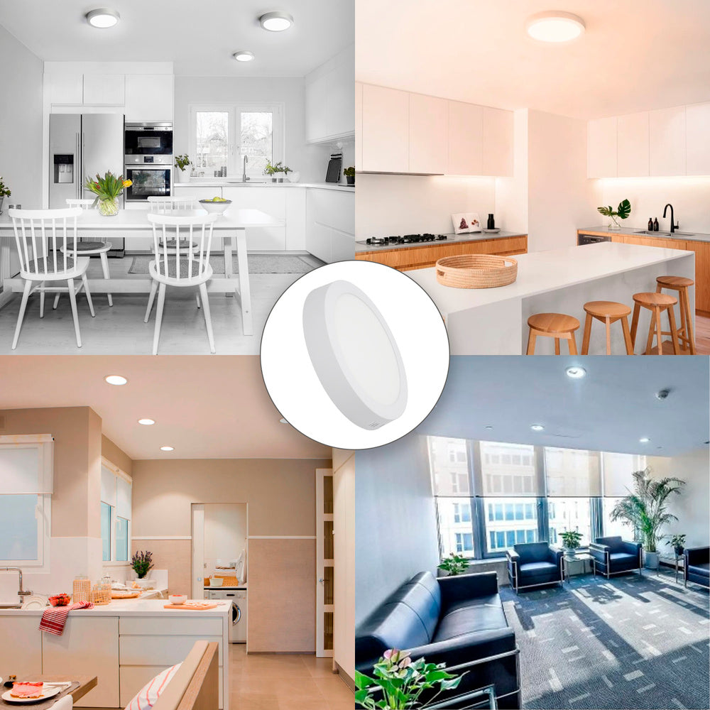 Surface-mounted LED downlight 20 watt 1800 lumens 3000k