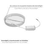 Recessed downlight ceiling bracket rl-sl-r