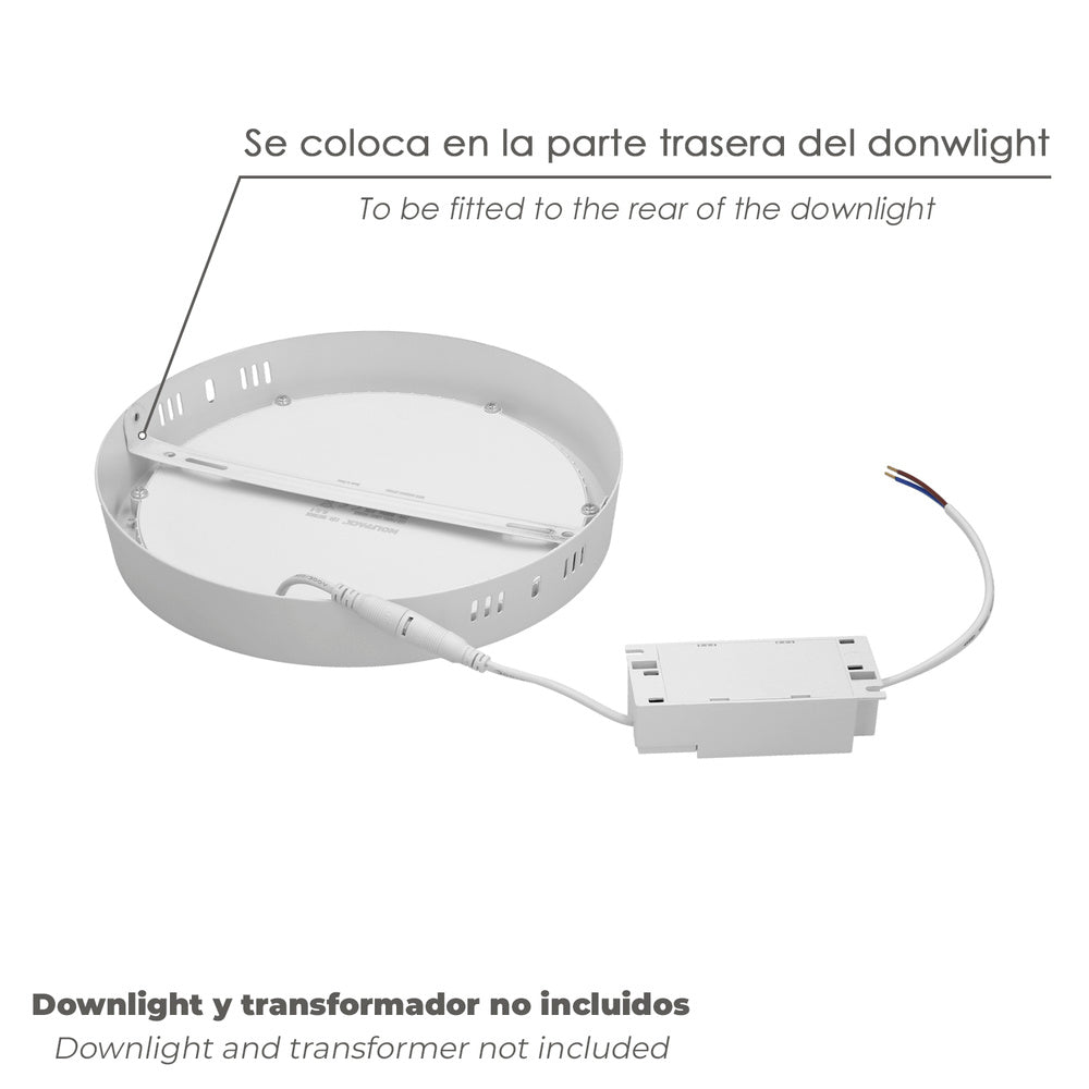 Soporte de techo para downlight rl-sl-r