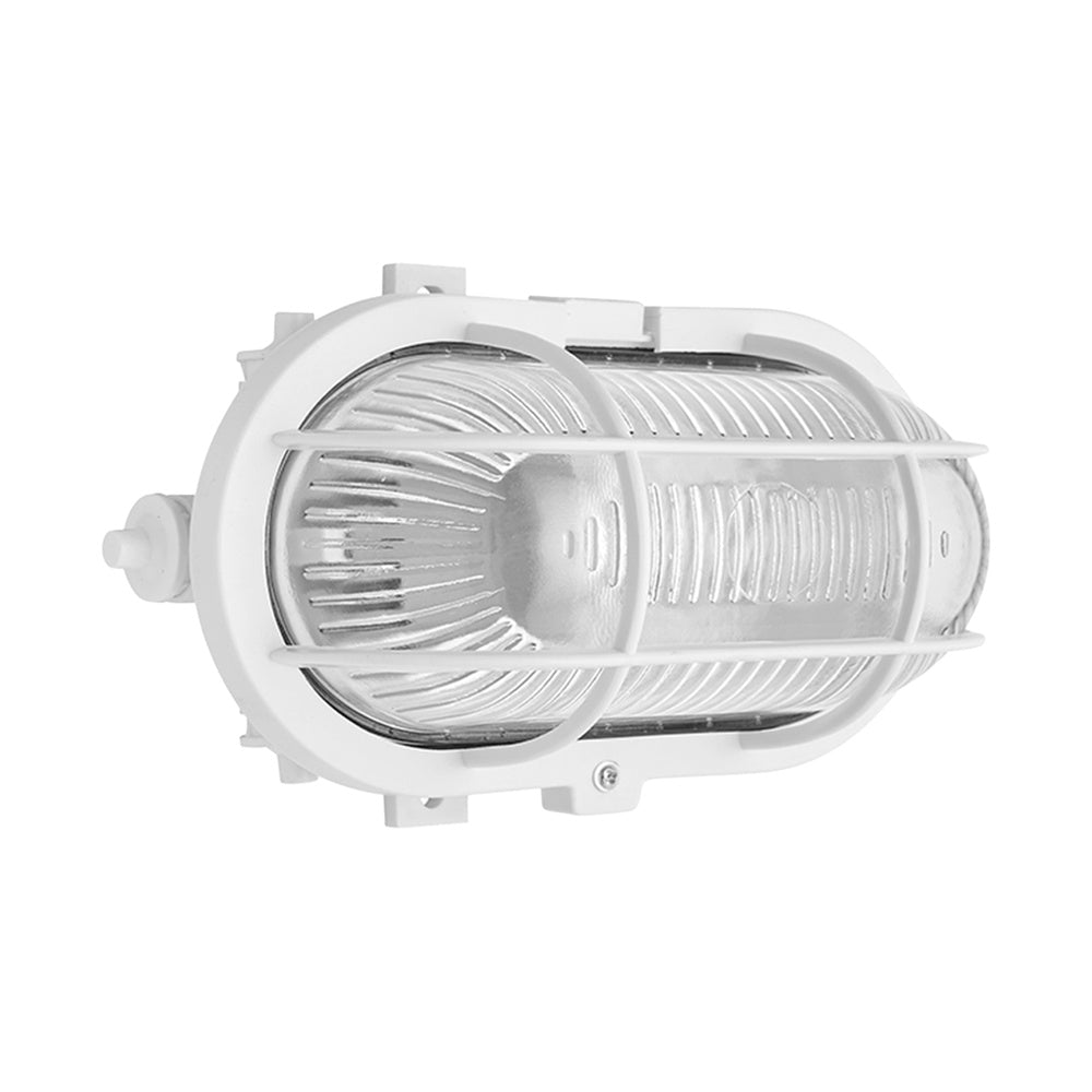 White ceiling light e27 ip44
