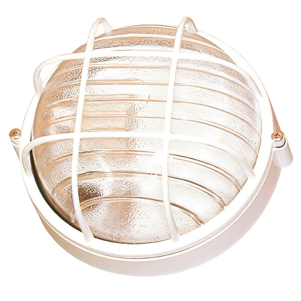 Industrial round white IP54 ceiling light