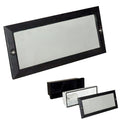 Plafón empotrar rectangular negro