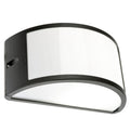 Plafón aplique ip 1/2 luna abierto negro